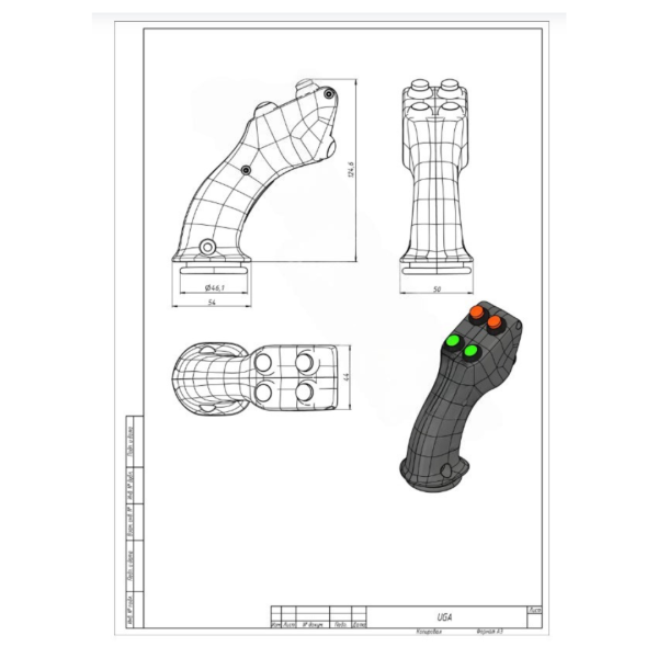 Рукоятка джойстика UGA LSSINE