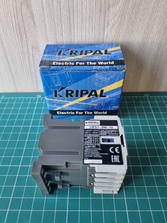Мини-контактор UKD1-9M-10-24DC, 3P, 9A(AC-3), 20A(AC-1), 4kW(400VAC), Uк=24VDC, 1NO