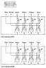 LANBAO DB080803-0-DP Распределительная коробка M8x1x3 пин/8 отверстий/D-SUB адаптер/ PNP выход