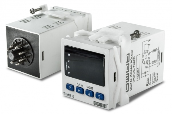 Реле времени цифровое (0.1 сек - 99 час. 59 мин.), 1ПК, 24В AC/DC