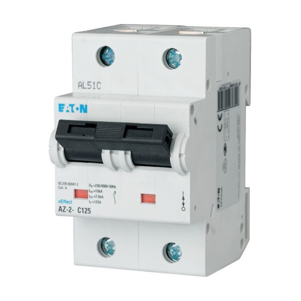 Авт. выключатель AZ-2-C100, 2P, 100A, хар-ка C, 20kA, 3M
