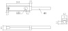 LANBAO FT51DLO Магнитный герконовый датчик 11x12x28,2  NO кабель 2м
