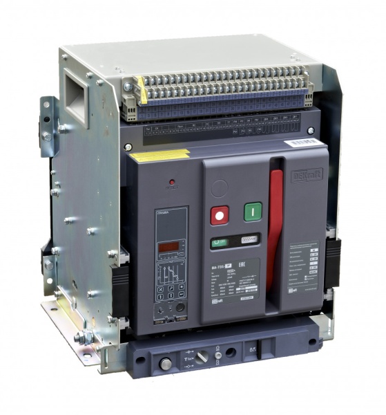 Воздушный авт. выключатель выкатной 3P 630А 80кА расцепитель М ВА-731