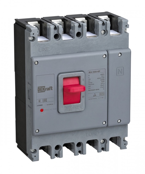 Силовой авт. выключатель 4P 500А 35кА ВА-305