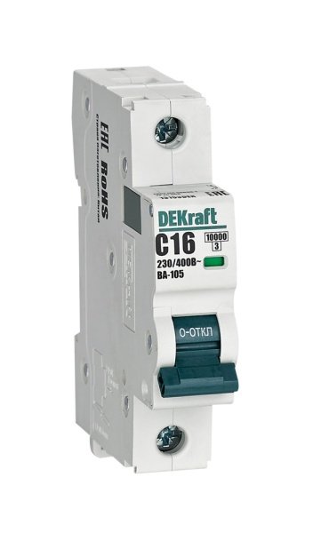 Авт. выкл. 1P 16A х-ка C ВА-105 10кА