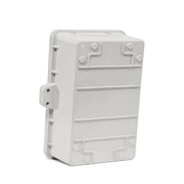 Щит навесной 700x500x140мм (ВxШxГ) из композитного (SMC) материала с монт. панелью 640x425мм, IP65