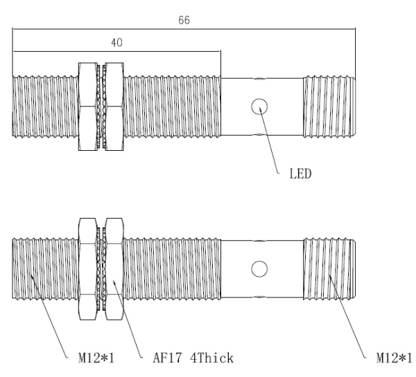 LANBAO FN12DPO-E2 Магнитный датчик
