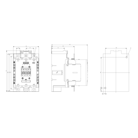 Контактор силовой 3RT10562AB36 ,90КВТ/400V/AC-3,  AC/DC-НОМИНАЛЬНОЕ ПИТАЮЩЕЕ  НАПРЯЖЕНИЕ УПРАВЛЕНИЯ UC 23-26V  ВСПОМОГАТЕЛЬНЫЕ КОНТАКТЫ 2НО+2НЗ,  ТИПОРАЗМЕР S6 ШИННЫЕ НАКОНЕЧНИКИ  ПРИВОД: ОБЫЧНЫЙ ПРУЖИННЫЕ КЛЕММЫ  (CAGE CLAMP)