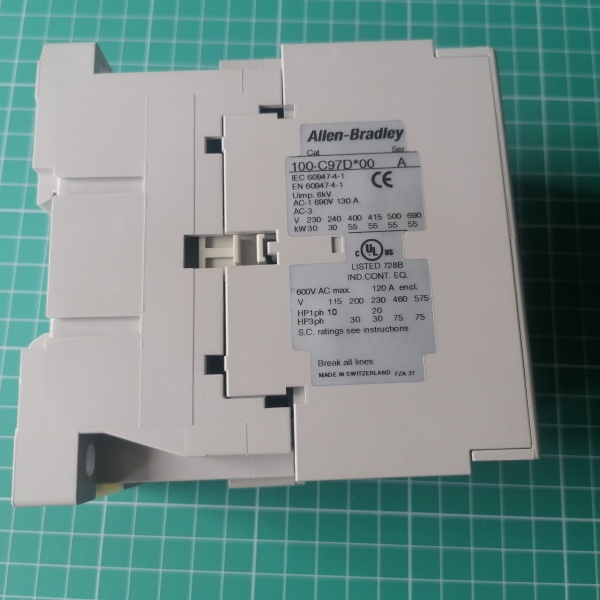 Контактор 55кВт/400В, напряжение управления 110В DC с диодным мостом, без доп. контакта (100C97DD00)