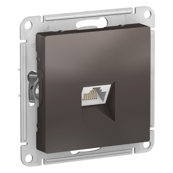 ATLASDESIGN РОЗЕТКА компьютерная RJ45 кат. 6A, механизм, МОККО