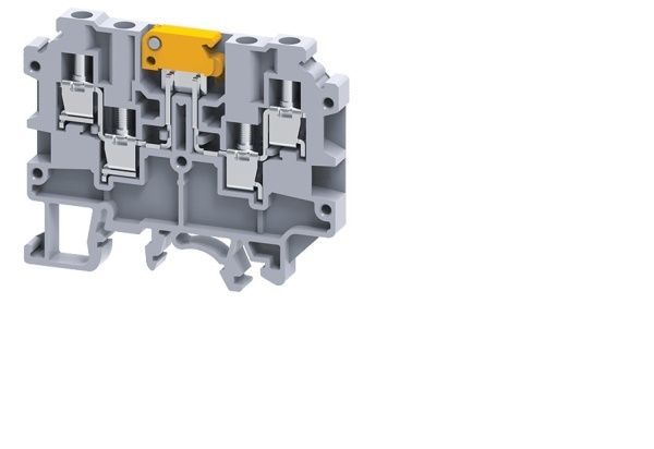 Клемма с ножевым размыкателем CKT4U/4 /6x65mm, винтовая, 4 присоед., 4(max 6)mm2, 17,5A, 800V, серая