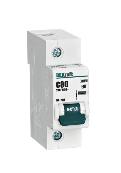 Авт. выкл. 1Р 80А х-ка С ВА-201 10кА