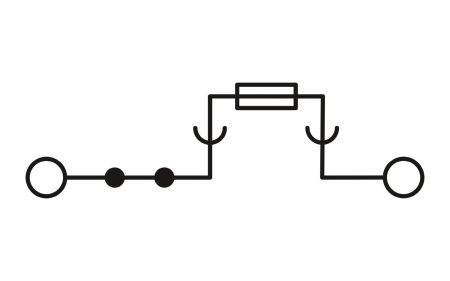Клемма с держателем предохранителя UT 4-HESI (5X20) /6,2mm, винтовая, 2 присоед., 4(max 6)mm2, 6,3A, 500V, черная