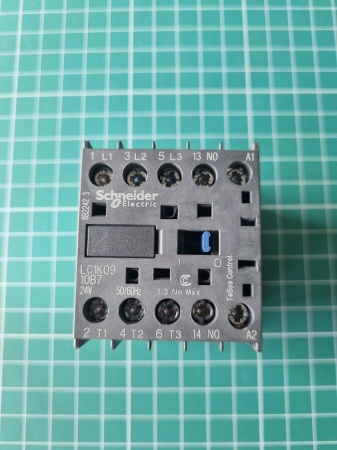 КОНТАКТОР K 3P,9 A,НО,24V 50/60ГЦ (LC1K0910B7) Schneider Electric