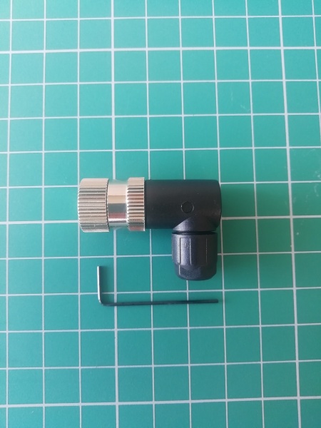 LANBAO QE8-N4G угловой разъём М8 4pin