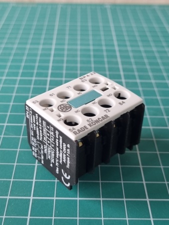 Блок-контакт вспом. BP4 22, 6A(230VAC), 2NO+2NC, фронт. монтаж, для CNN 9_70