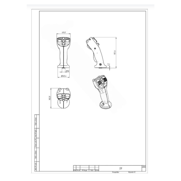 Рукоятка джойстика S9 LSSINE