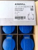 Розетка встраиваемая 16A, SCHUKO без шторок 2P+E, 250VAC 50/60Hz, фланец 50x50mm, IP54, синяя