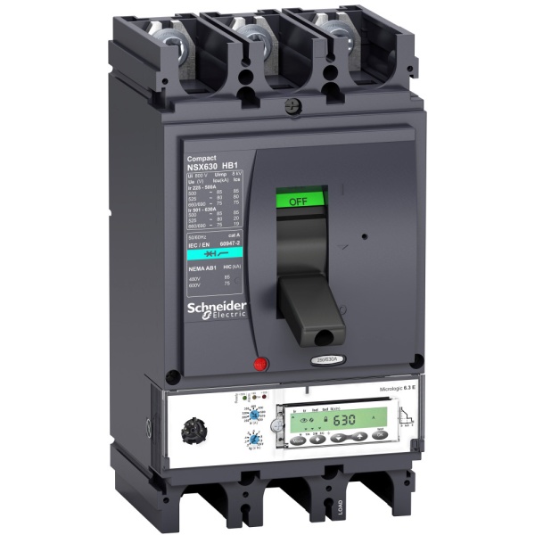 3П АВТОМ.ВЫК MIC6.3E 630A NSX630HB1 690B
