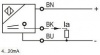 LANBAO LR18XCN08LI4M индуктивный датчик M18х69.5мм 4...20mA Sn=8мм кабель 2м