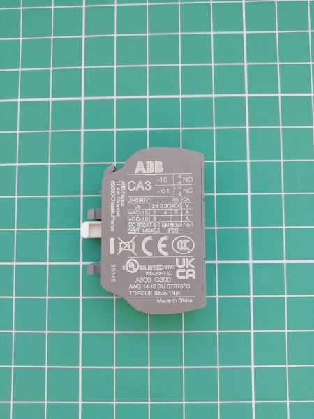 Дополнительный фронтальный блок-контакт CA3-10 1SBN011010T1010