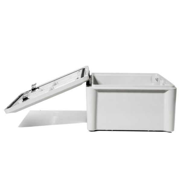 Щит навесной 700x500x140мм (ВxШxГ) из композитного (SMC) материала с монт. панелью 640x425мм, IP65