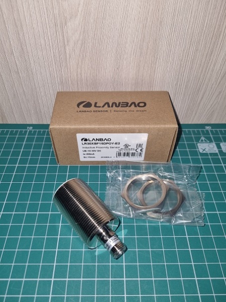 LANBAO LR30XBF15DPOY-E2 индуктивный датчик M30x63мм PNP NO Sn=15мм разъем M12