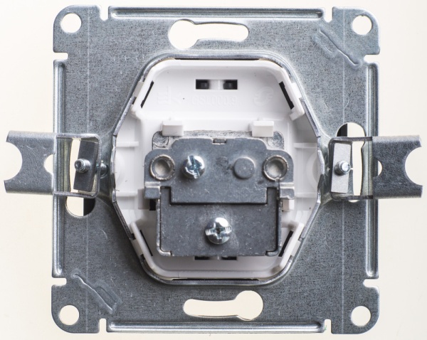 GLOSSA TV РОЗЕТКА одиночная 1DB, ШОКОЛАД