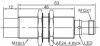LANBAO LR18XBN12DNOY-E2 Индуктивный датчик М18 NPN NO Sn=12мм разъём М12