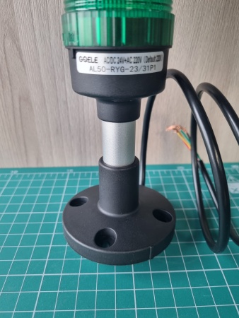 Колонна светосигнальная AL50, d=50mm, LED Кр+Желт+Зел, 24VAC/DC+220VAC, пласт. стойка, IP52 (AL50-RYG-23/31P1)