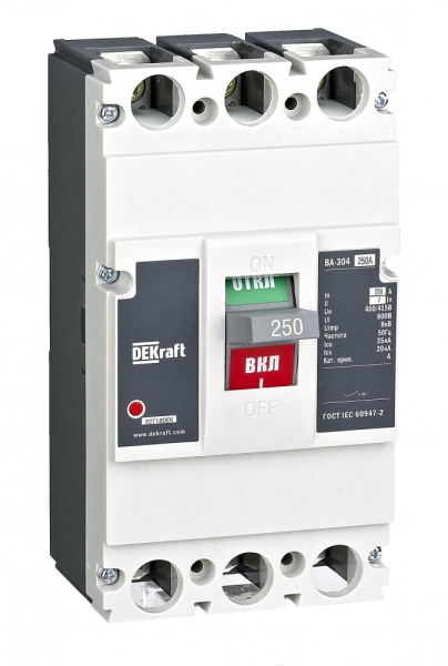 Автоматический выключатель 3P 315А 35кА 5In ВА-304L
