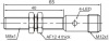 LANBAO LR08BF02DLCY-E2 индуктивный датчик M8 2-х проводный DC NC Sn=2мм разъем М12