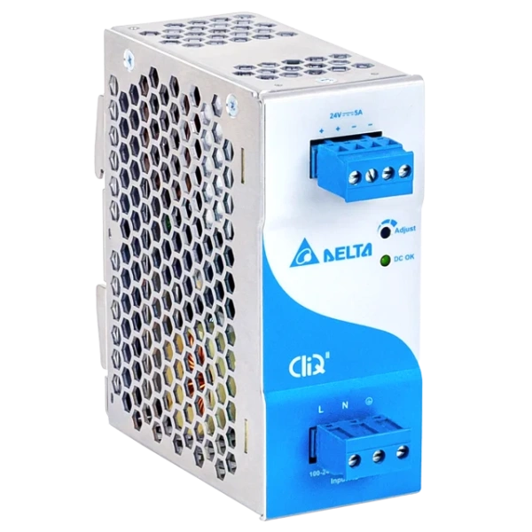 Блок питания импульсный CliQ II, 120W, 5A, 85_264VAC (120_375VDC) / 24VDC, DIN35, клемн.колодка, ал.корпус